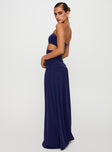 Grandeur Strapless Maxi Dress Navy