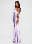 Fadyen Bias Cut Maxi Dress Lilac