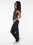 Princess Polly high-rise  Novak Pants Black