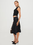 Legacy Midi Skirt Onyx