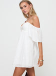Cene Mini Dress White