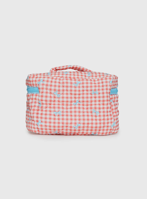 Light Year Pouch Red Gingham