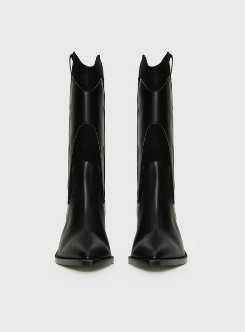 Takes You Far Cowboy Boot Black