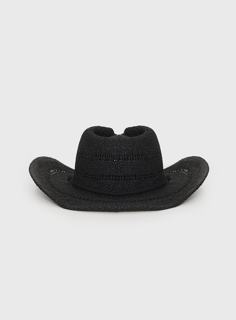 Black cowboy hat