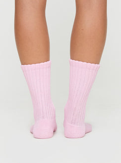 Slouch socks Ribbed material, slight stretch