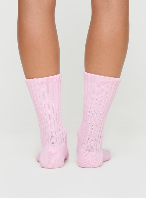Slouch socks Ribbed material, slight stretch