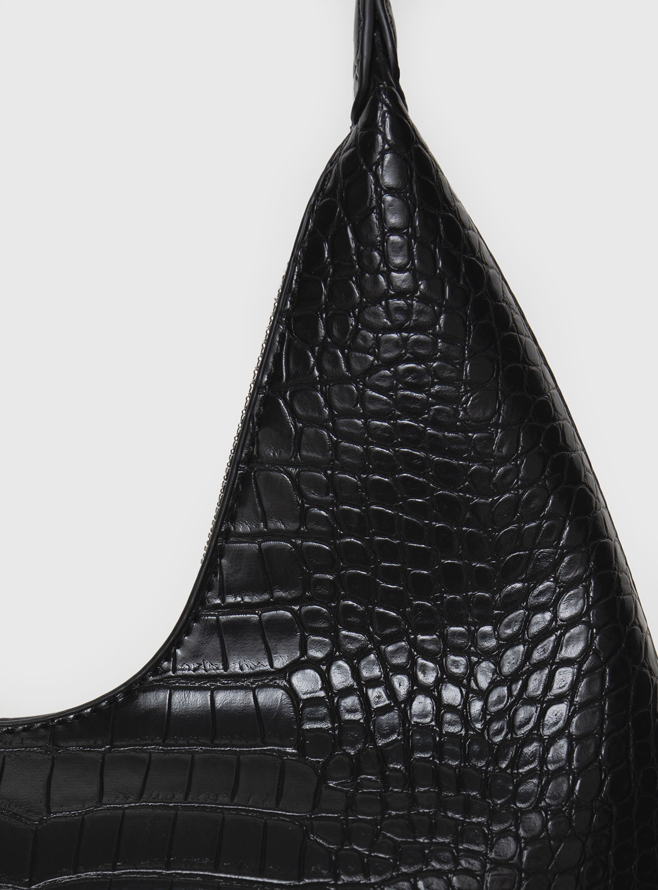 Reeves Croc Bag Black