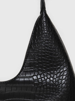 Reeves Croc Bag Black