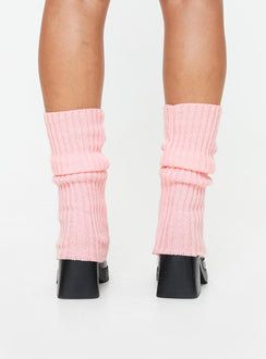 Legwarmers  Soft knit material, below the knee length 