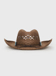 Brownhall Cowboy Hat Chocolate Brown