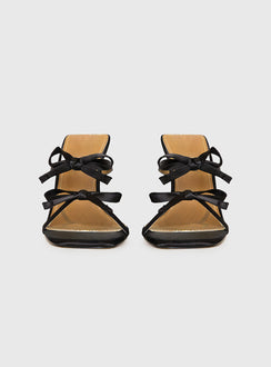 All The Frill Heels Black