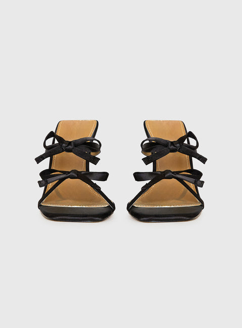 All The Frill Heels Black