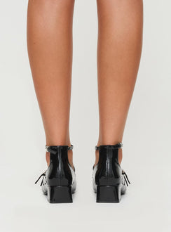 Berta Heels Black Patent