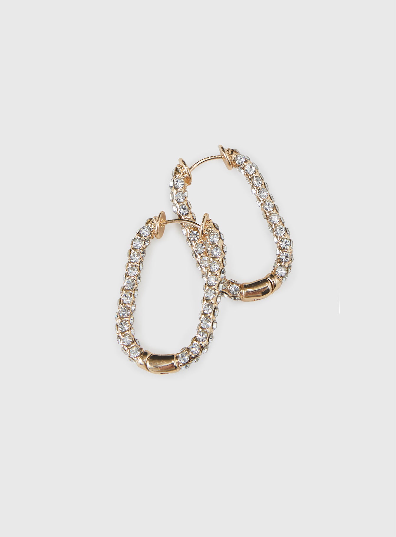 Merivale Diamante Earrings Gold