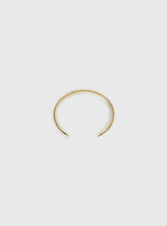 Bridgeta vergoldetes Manschettenarmband Gold