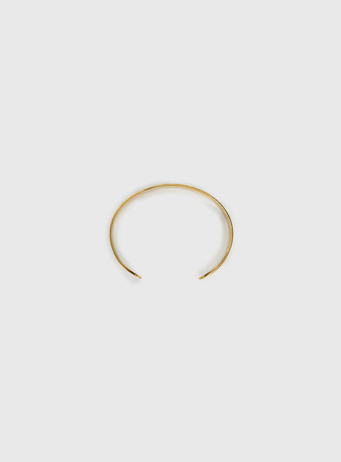 Bridgeta vergoldetes Manschettenarmband Gold