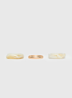 Amandah Resin Cuff Set Multi