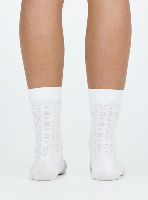 Crew socks Cherry graphic Good stretch