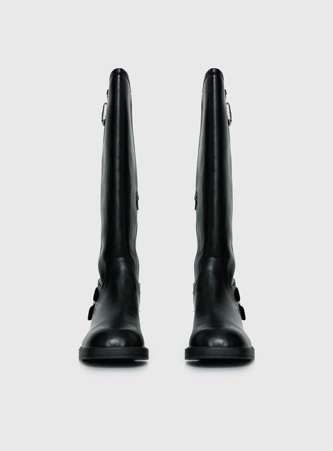 Therapy Form Boots Worn Black