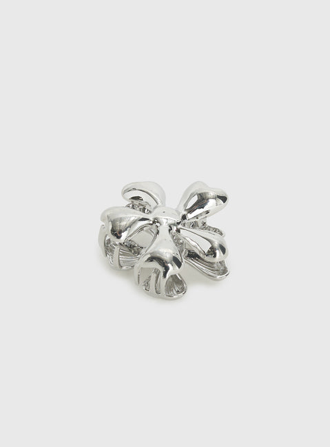 All She Wrote Hair Clip Silver