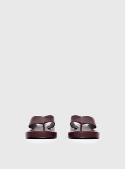 Tampa Sandals Burgundy