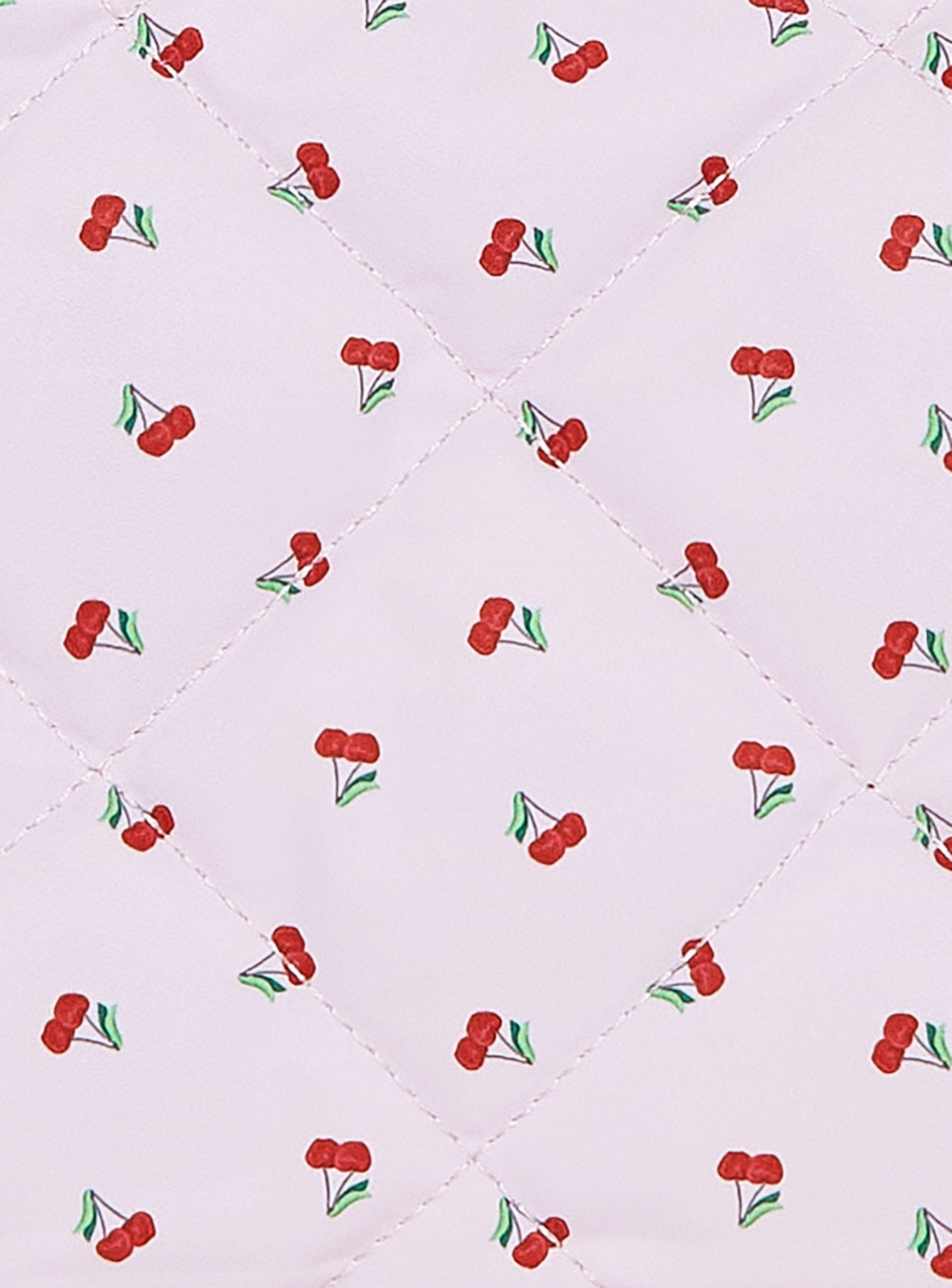 On A Cloud Quilted Pouch Pink Cherry