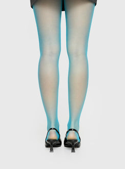 Elowenn Sheer Tights Blue