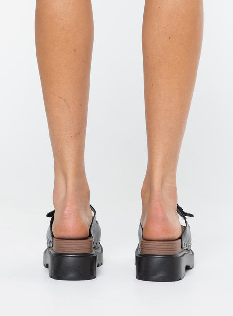 Slow Motion Sandals Black