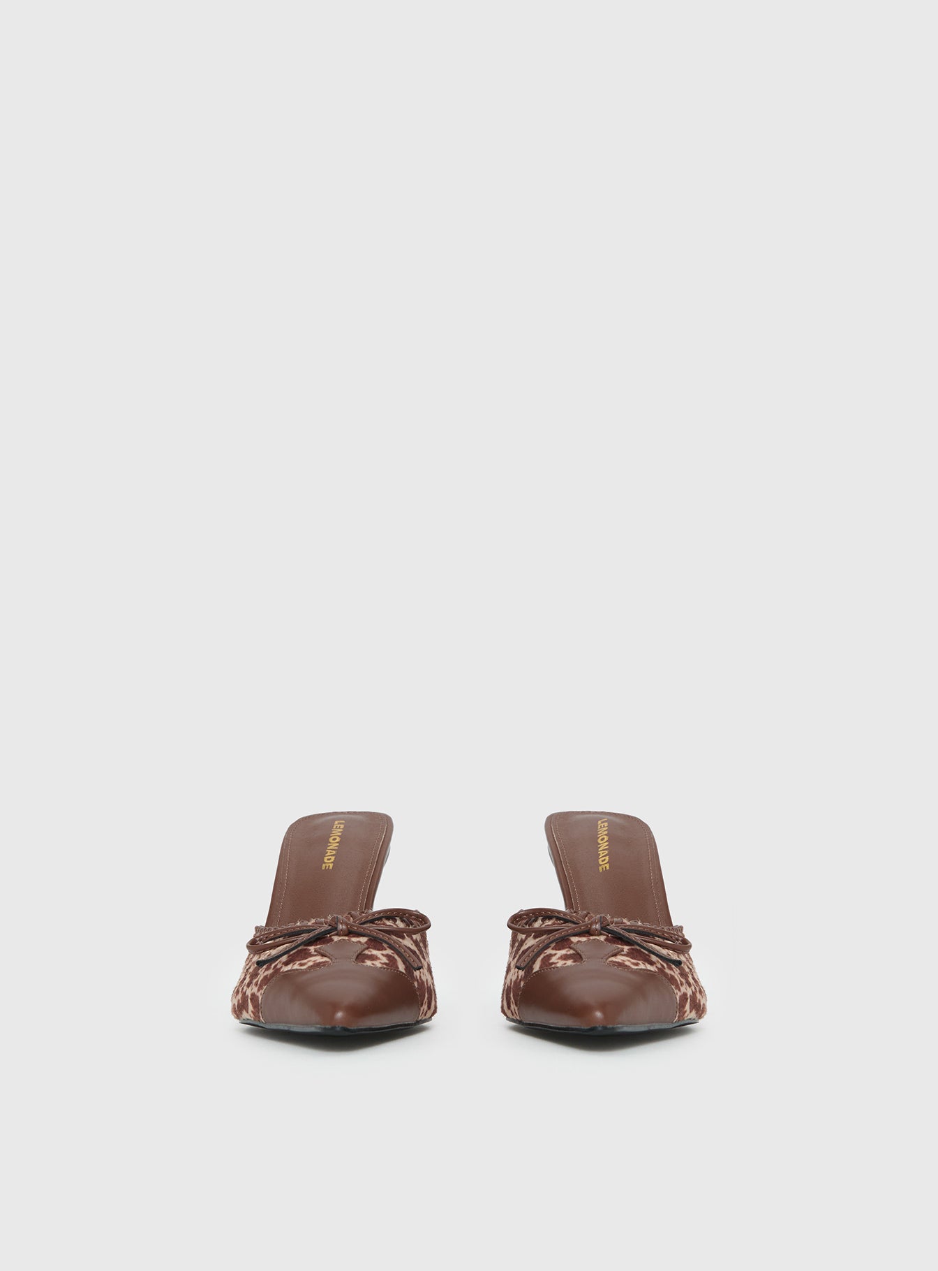 Boardroom Pointed Toe Heels Caramel Cow