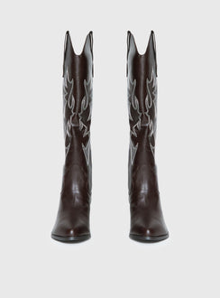 Billini Urson Boots Chocolate / White