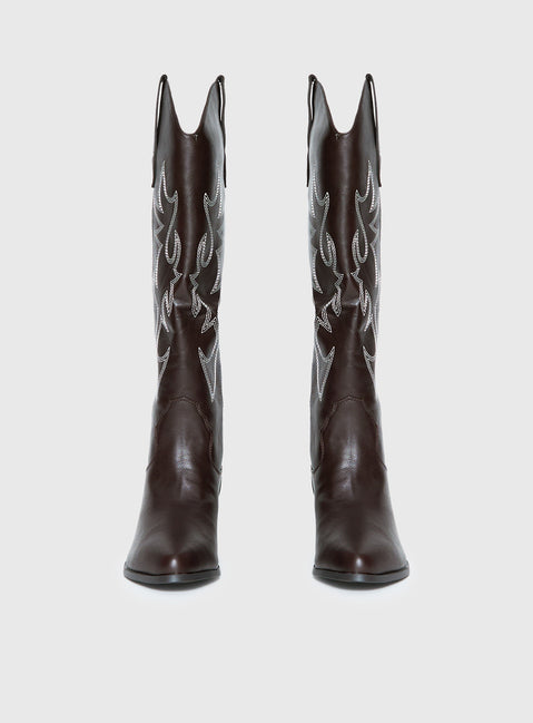 Billini Urson Boots Chocolate / White