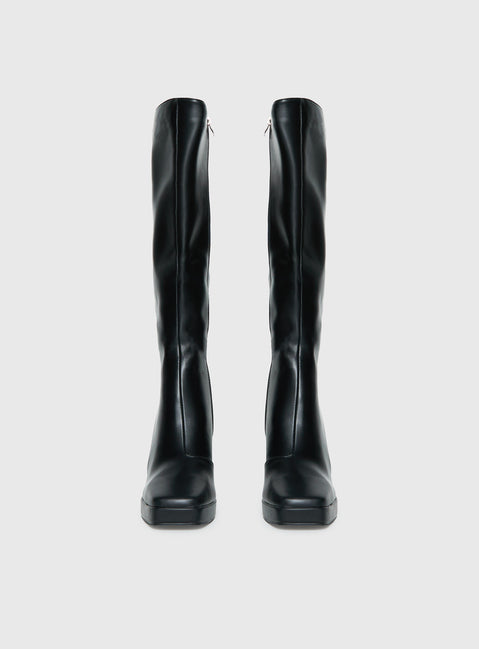 Montgomery Boots Matte Black