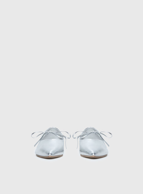 Billini Haruna Ballet Flats Silver Metallic