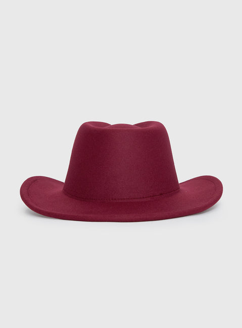 You Know Me Cowboy Hat Red