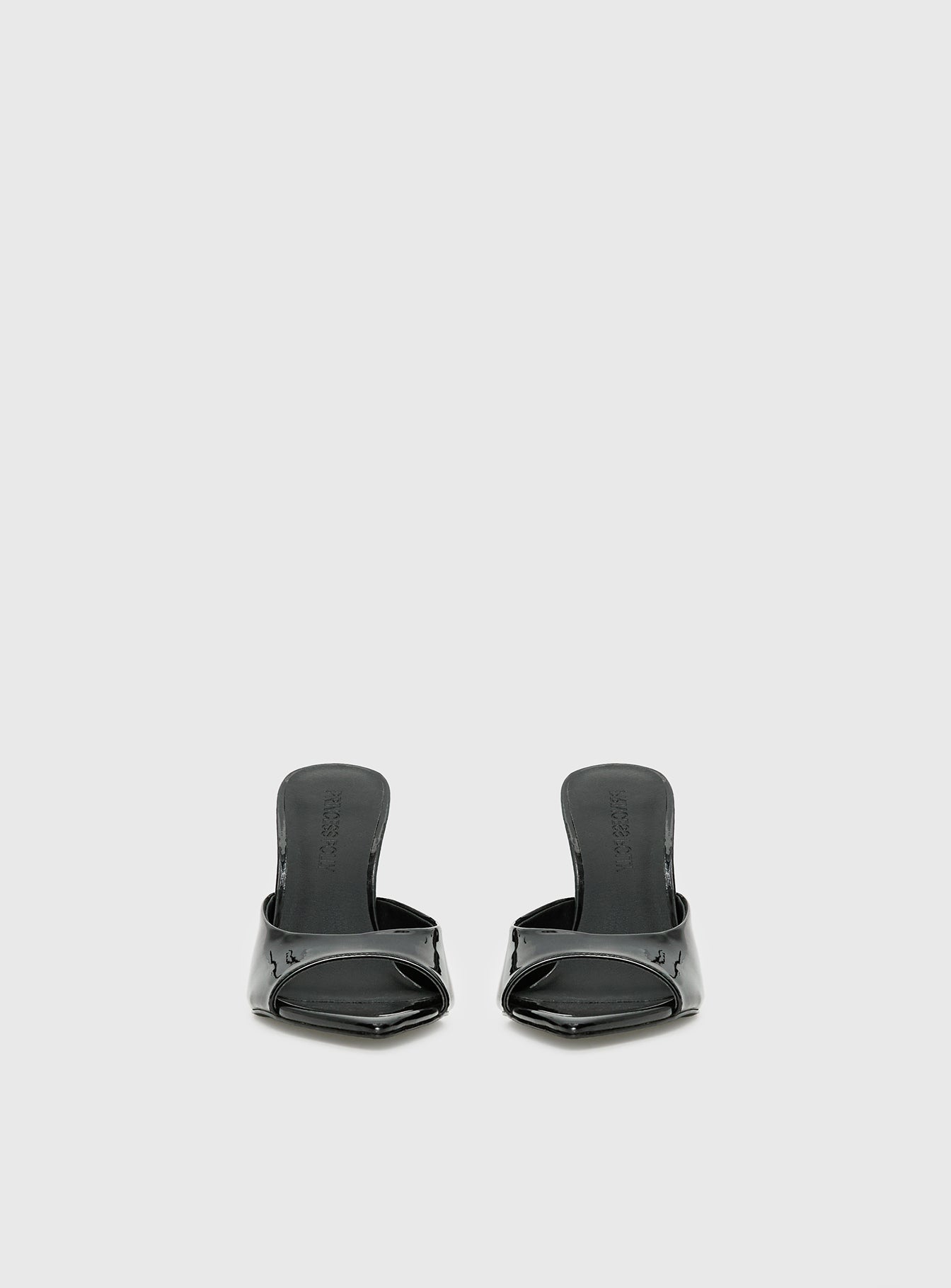 Let Love In Peep Toe Heels Black