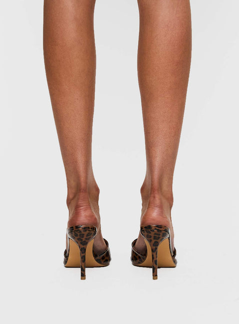 Techh Heels Leopard Patent