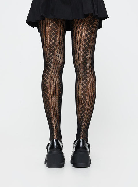 Abrams Stockings Black