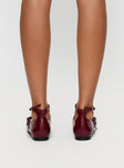 Zumma Flats Patent Cherry