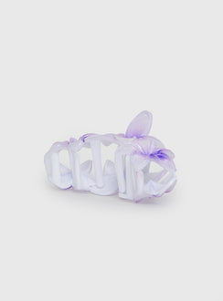 Chianti Frangipani Claw Clip Purple