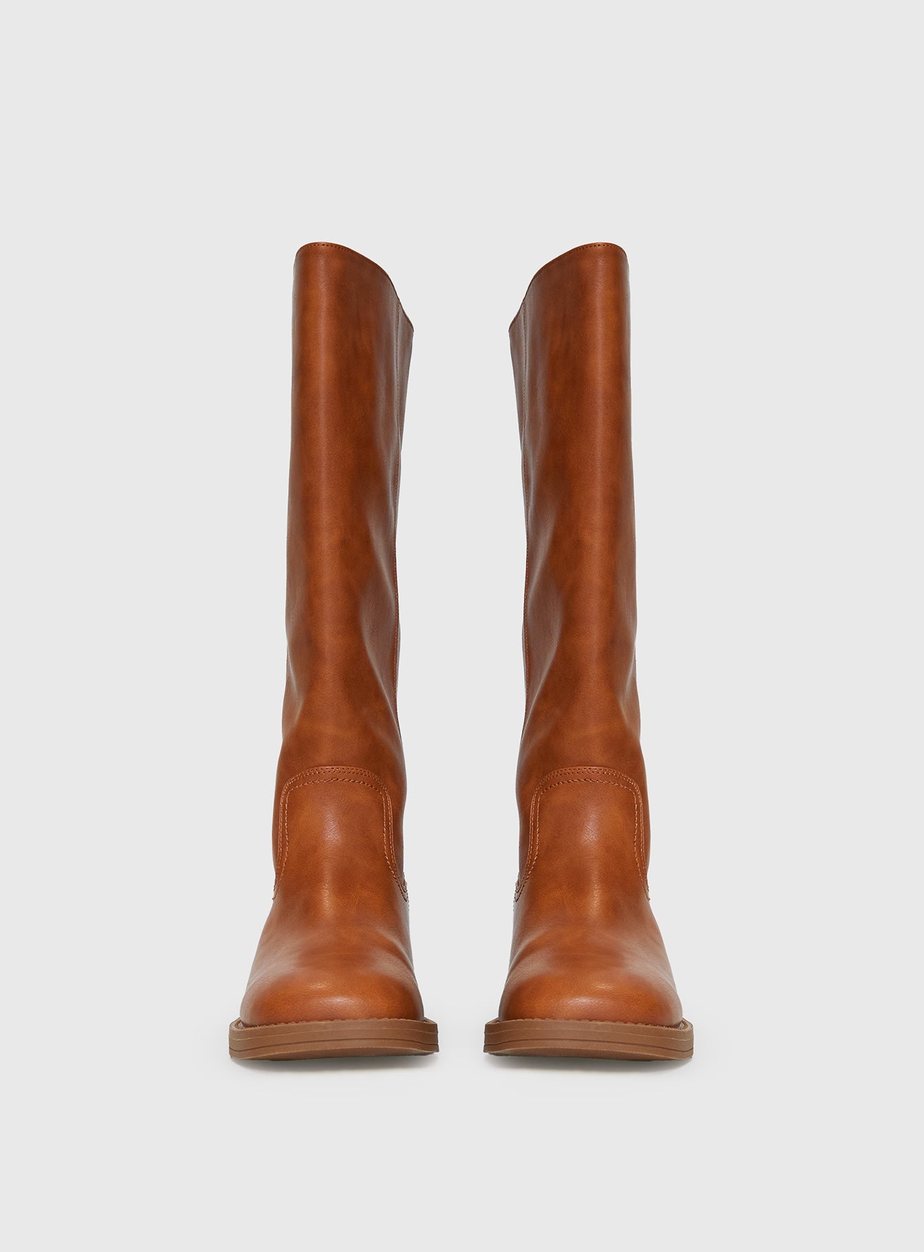 Madisson Knee High Boots Brown