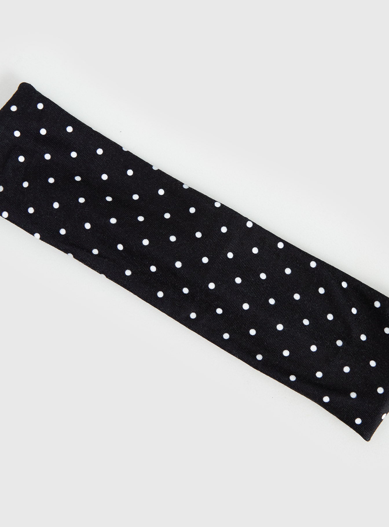 The Juney Headband Black Polka Dot