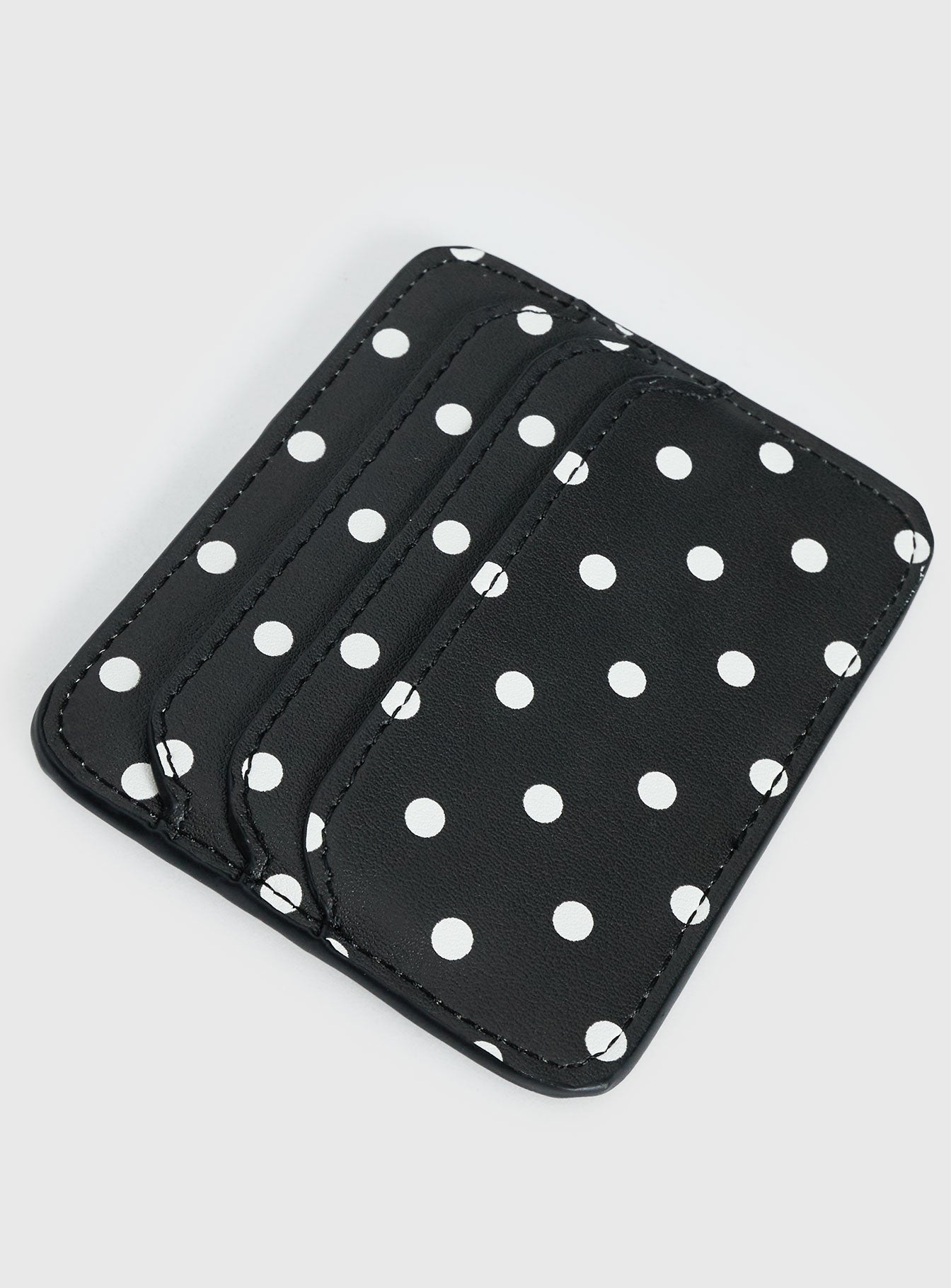 Kiss Of Life Cardholder Black Polka