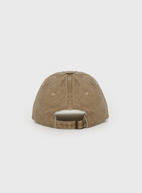 Dad cap Graphic print, distressed detail, adjustable back strap