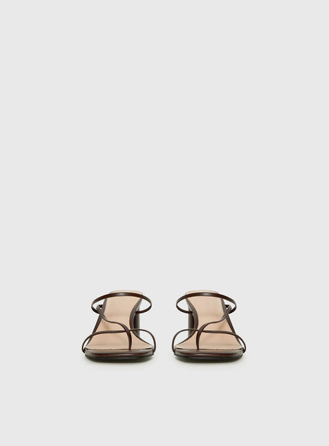The Becka Heels Chocolate