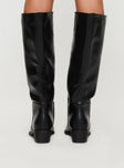 Rashi Knee High Boots Black