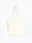 Tote bag Fixed shoulder straps, internal and external slip pockets, drawstring fastening