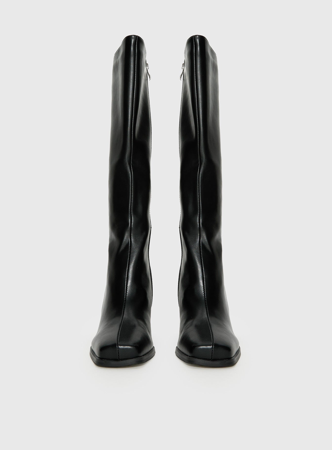 Renzo Knee High Boots Black
