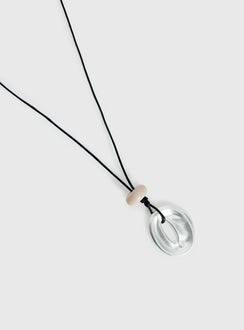 Notting Hill Long Necklace Silver