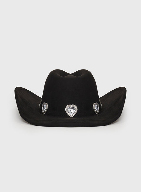 Paolio Cowboy Hat Black