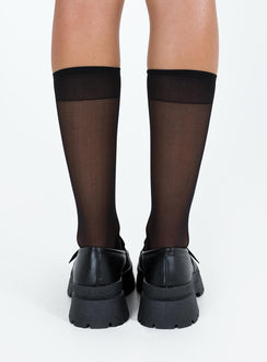 Loafer Faux leather material Gold toned buckle Rounded toe Platform base Padded footbed Treaded sole